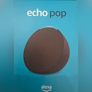 Like New Amazon Echo Pop Smart Speaker Alexa Charcoal